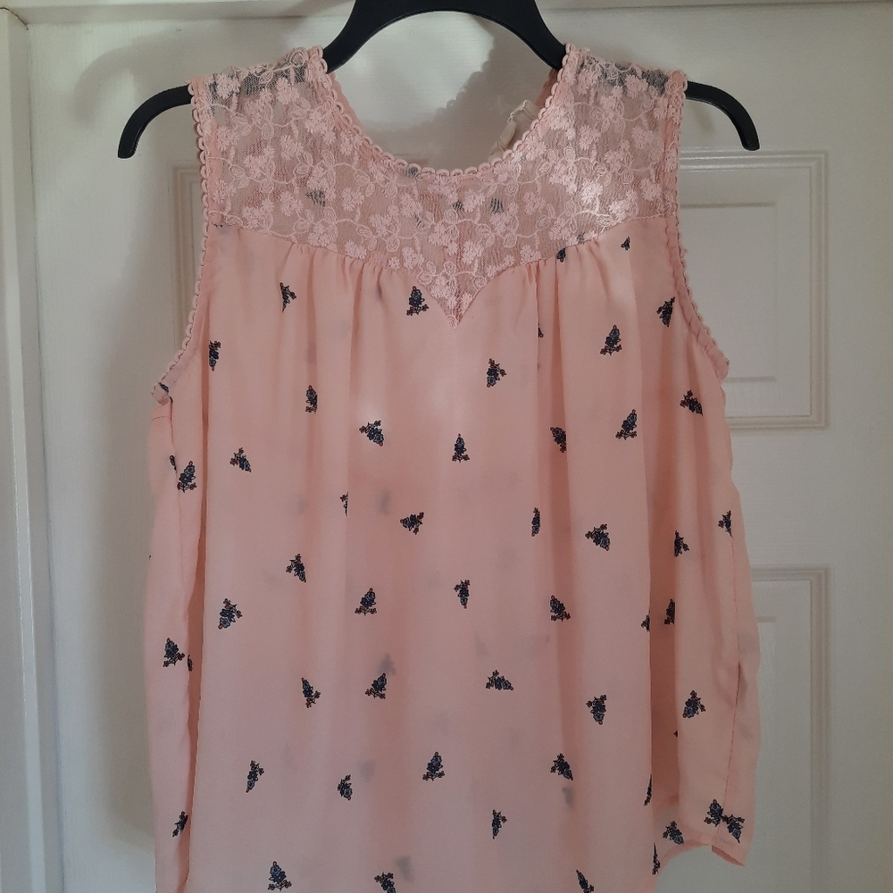 Print Blouse SIZE: L